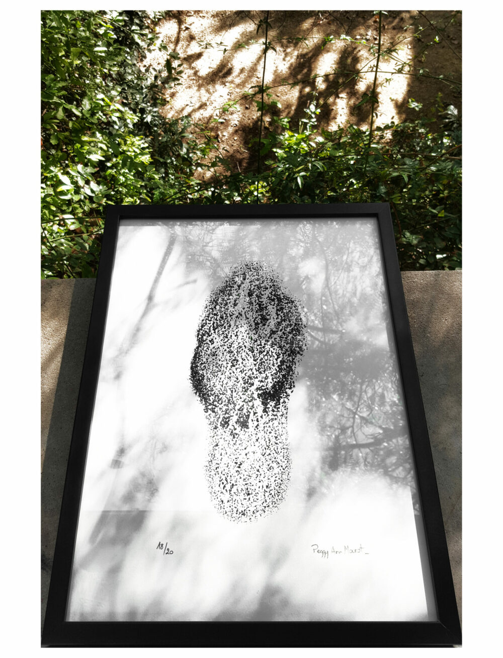 Sérigraphie Morchella Conica (Morille) ~ Velin d’Arches 250g ~ N°&Signée Limitée à 20ex ~ 30x40 Encadrée – Image 2