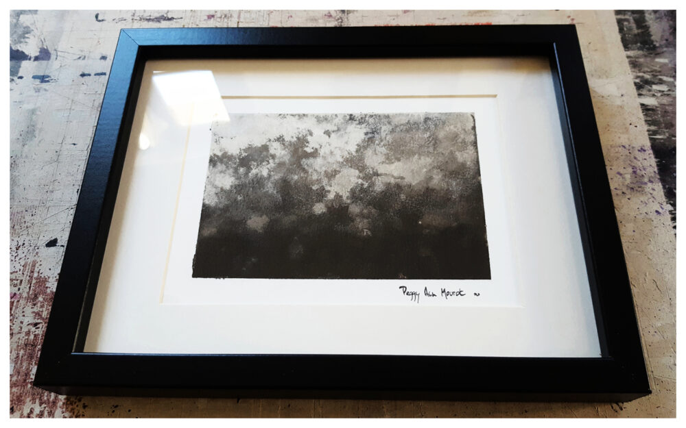 Ciel de Café ~ Dessin à l'Encre de Chine & Café ~ 18×24 Encadré – Image 5