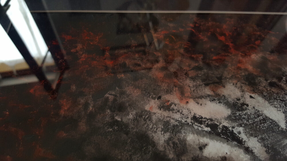 Inferno ~ Peinture Acrylique ~ 30x40 Encadré – Image 7
