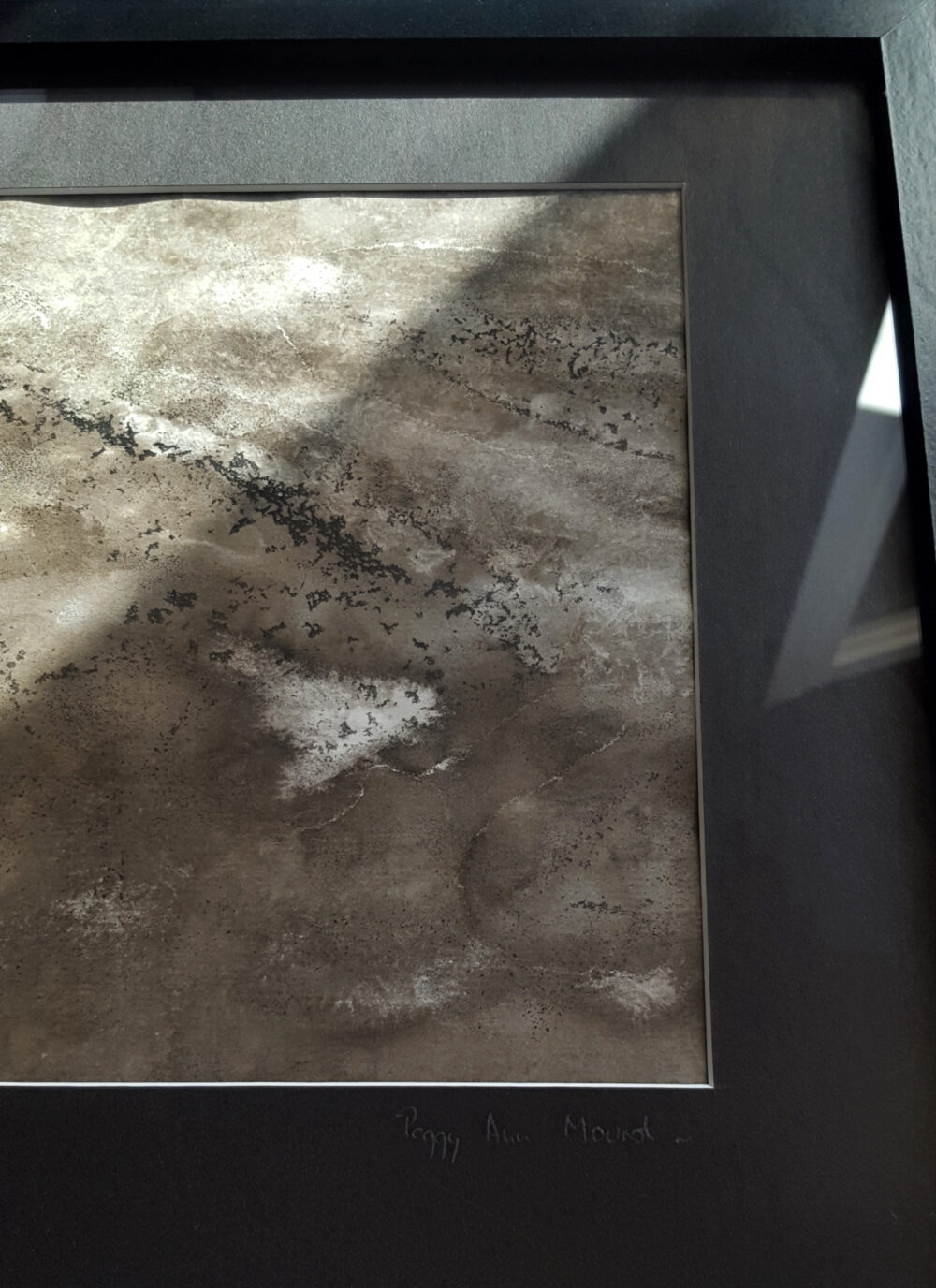 Japanese Mount ~ Dessin à l'Encre / Lavis ~ 30x40 Encadré – Image 6