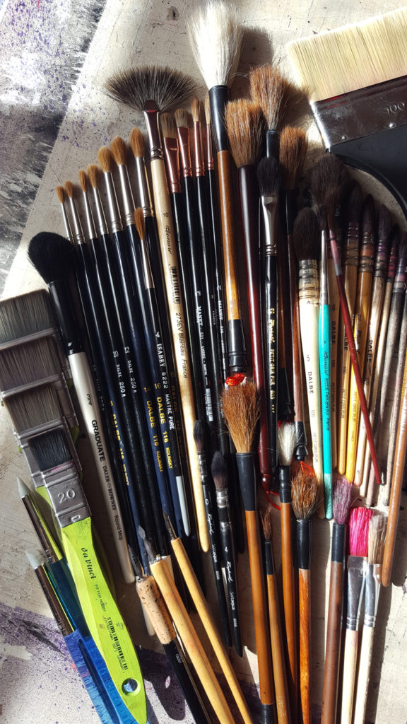 Paintbrushes ©PeggyAnnMourot