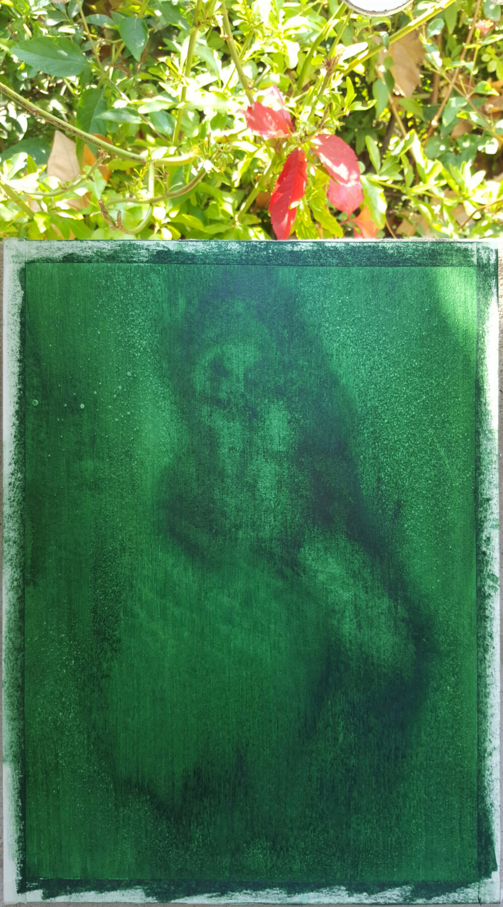 The Source (Green Hell Série n° IV) ~ Acrylique ~ 30×40 Encadré – Image 3