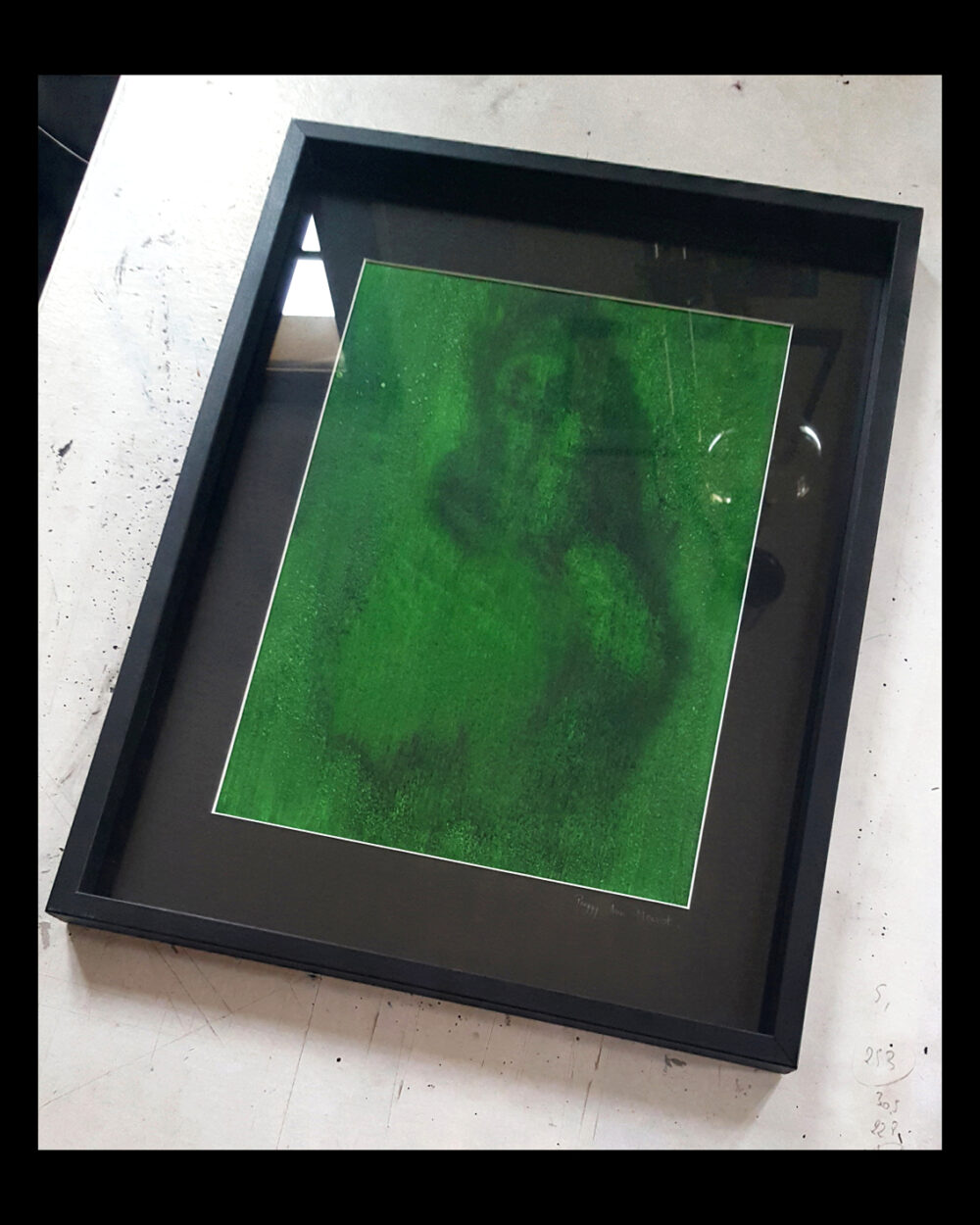 The Source (Green Hell Série n° IV) ~ Acrylique ~ 30×40 Encadré – Image 5