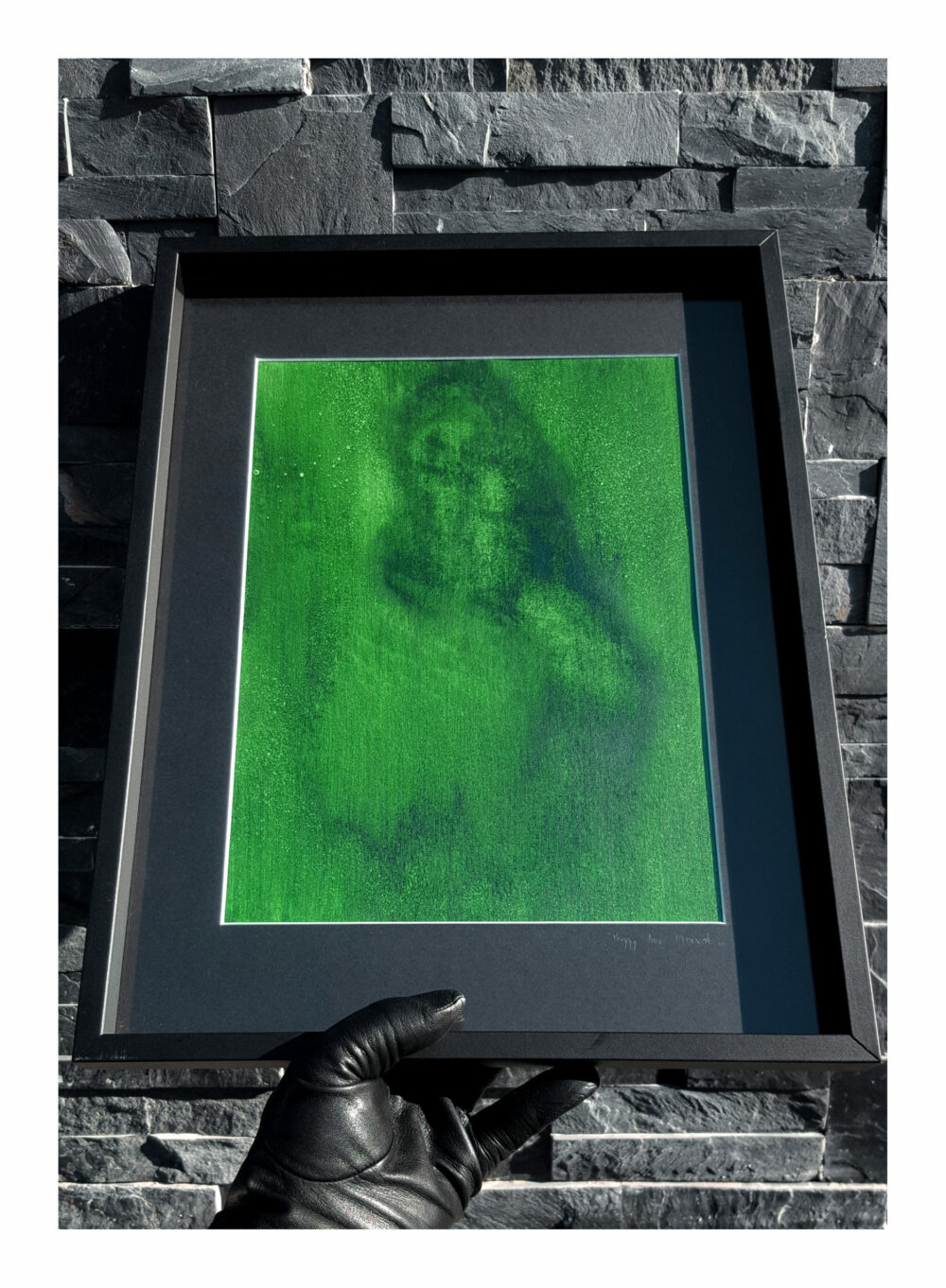 The Source (Green Hell Série n° IV) ~ Acrylique ~ 30×40 Encadré