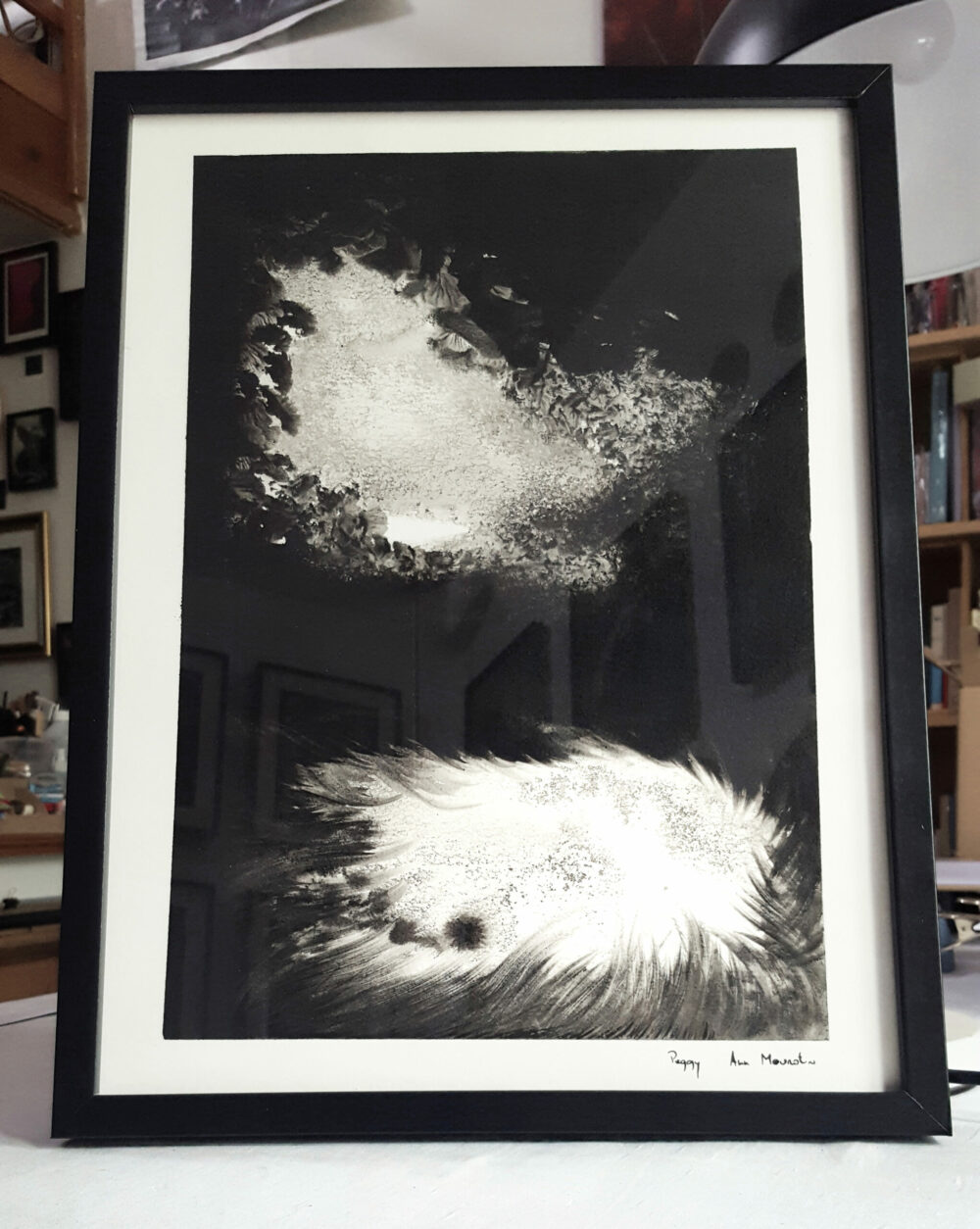 L’Envers ~ Encre de Chine & Acrylique ~ 30x40 Encadré – Image 11