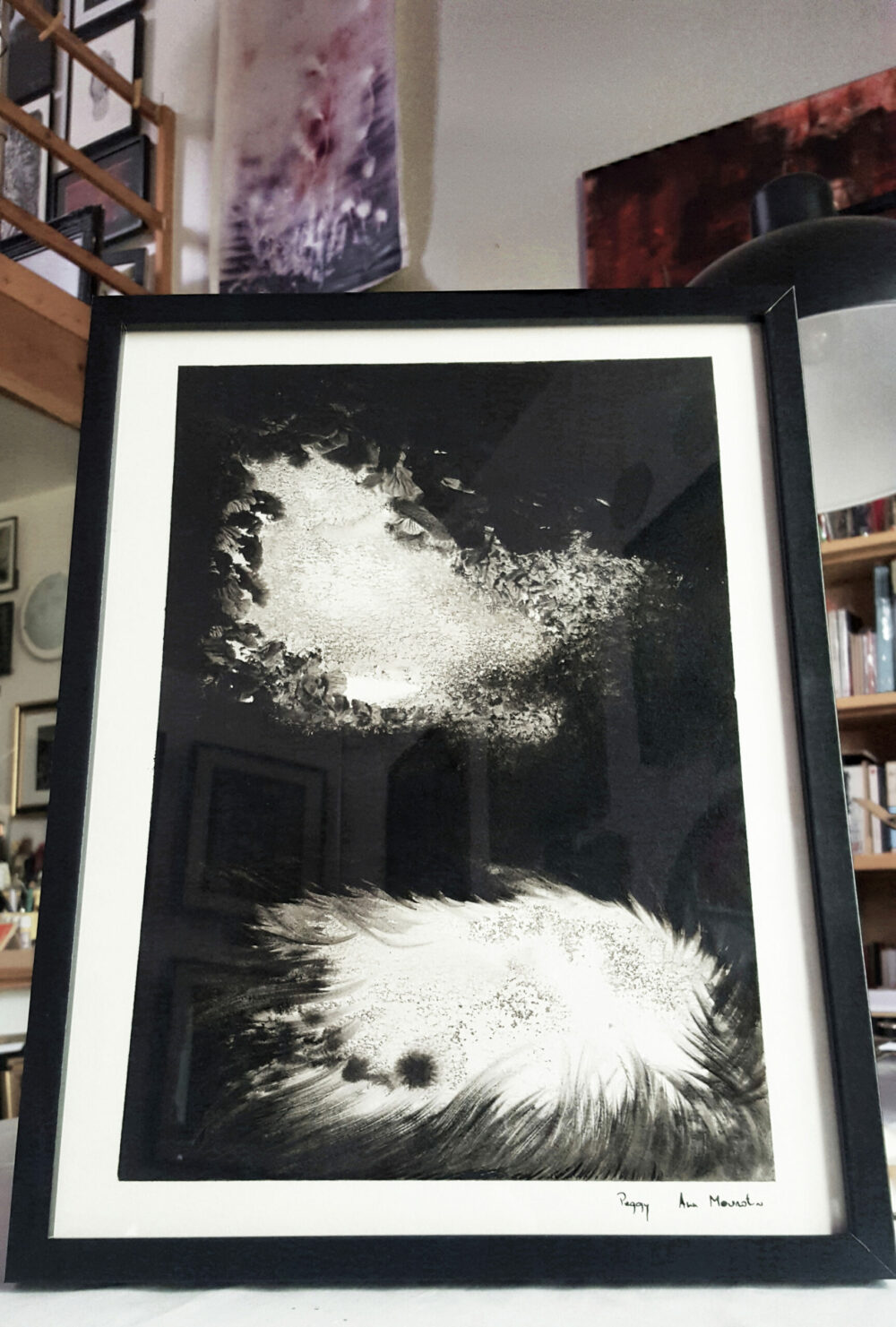 L’Envers ~ Encre de Chine & Acrylique ~ 30x40 Encadré
