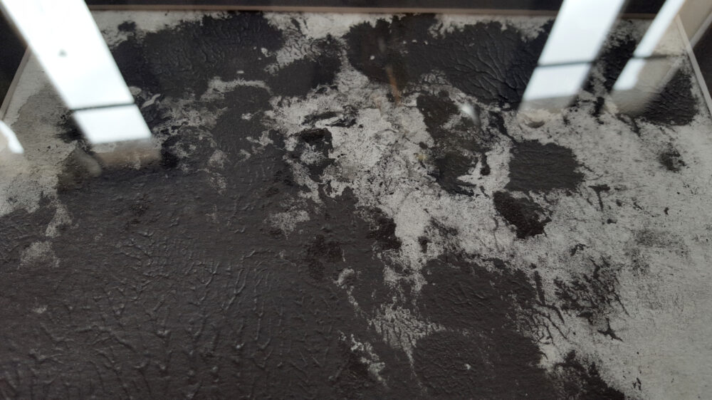 Melting Snow ~ Peinture ~ Acrylique & Encre de Chine ~ 30x40 Encadré – Image 6