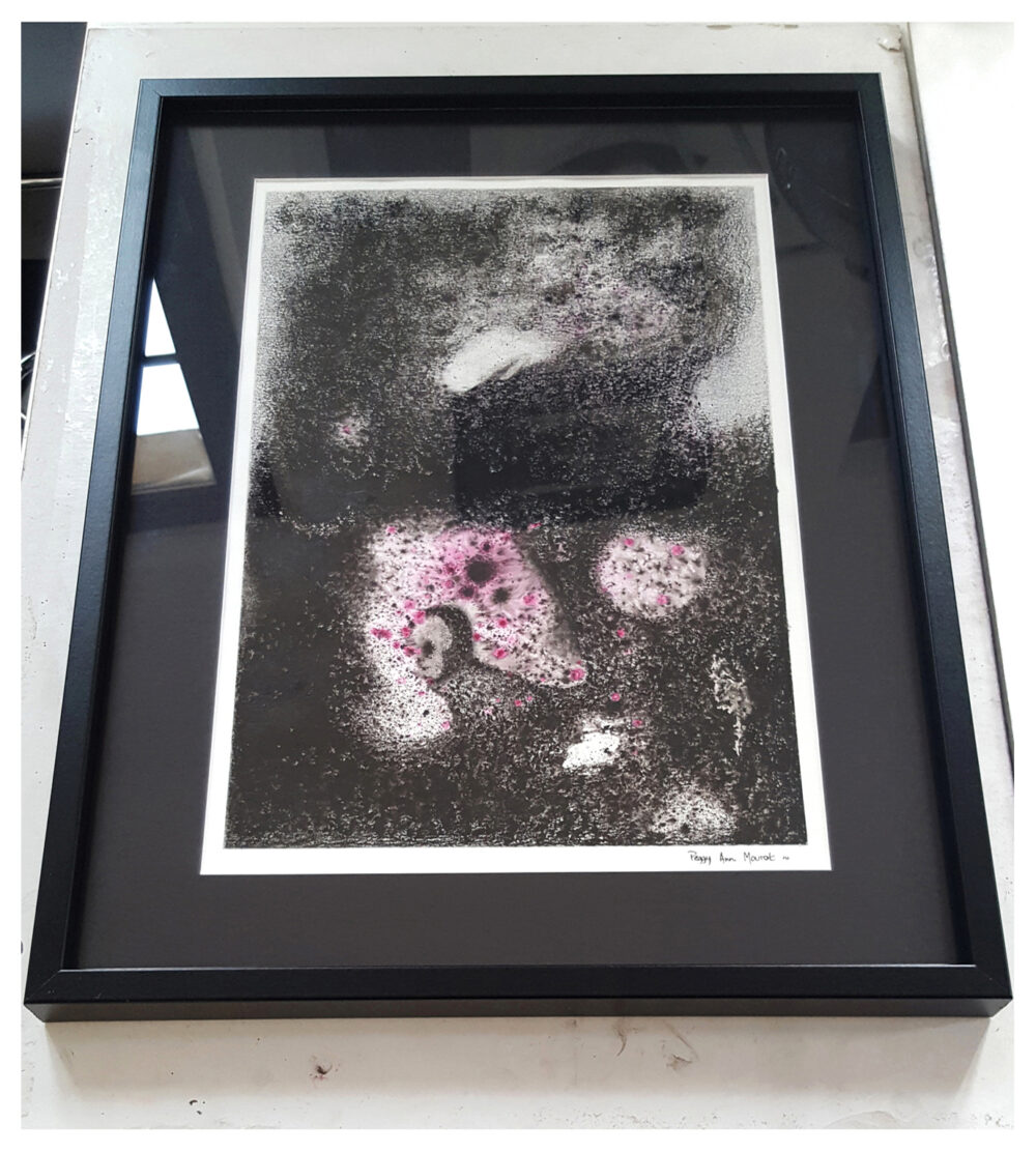 Submission ~ Dessin à l'Acrylique, Encre de Chine, Pierre Noire & Fusain ~ 40×50 Encadré ~ SOLD OUT