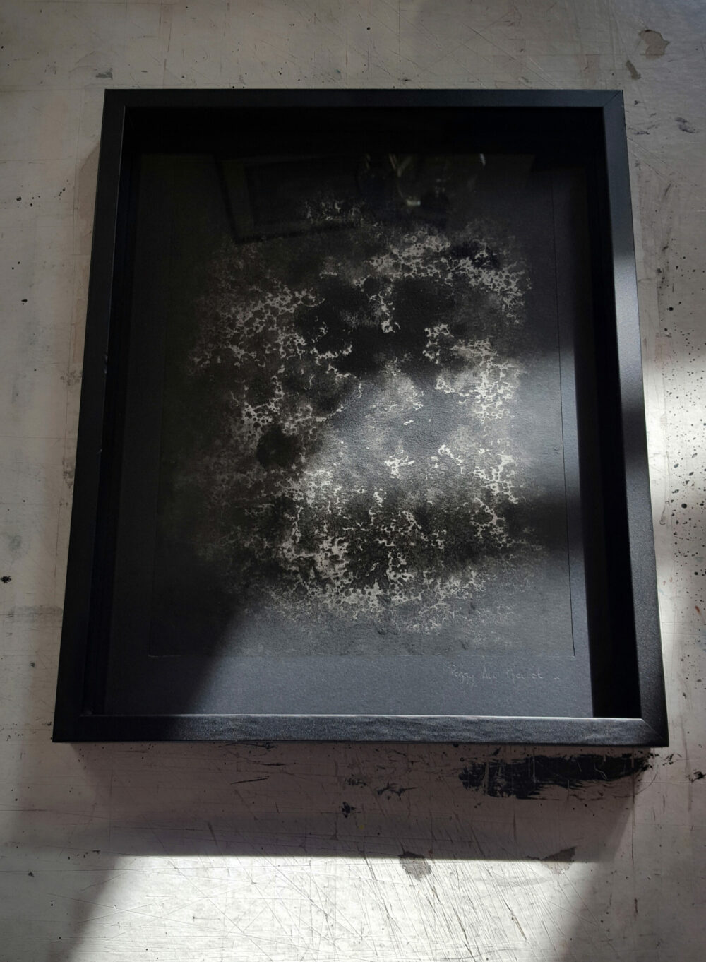 Fusion ~ Peinture Acrylique & Encre de Chine ~ 24x30 Encadrée – Image 8