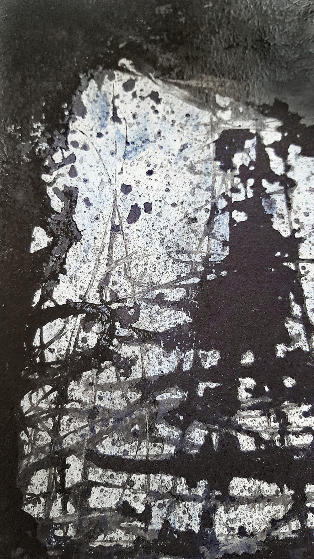 The Wreck ~ Encre de Chine, Acrylique & Pastels ~ Encadré 30x40 – Image 2
