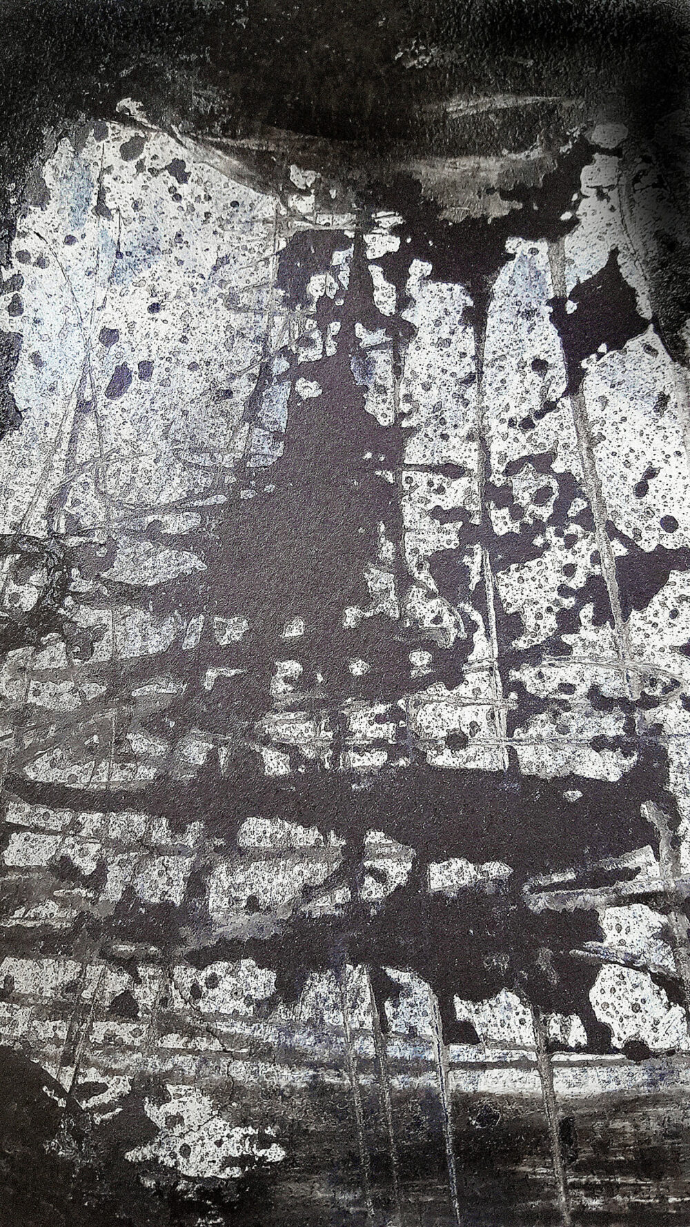 The Wreck ~ Encre de Chine, Acrylique & Pastels ~ Encadré 30x40 – Image 3