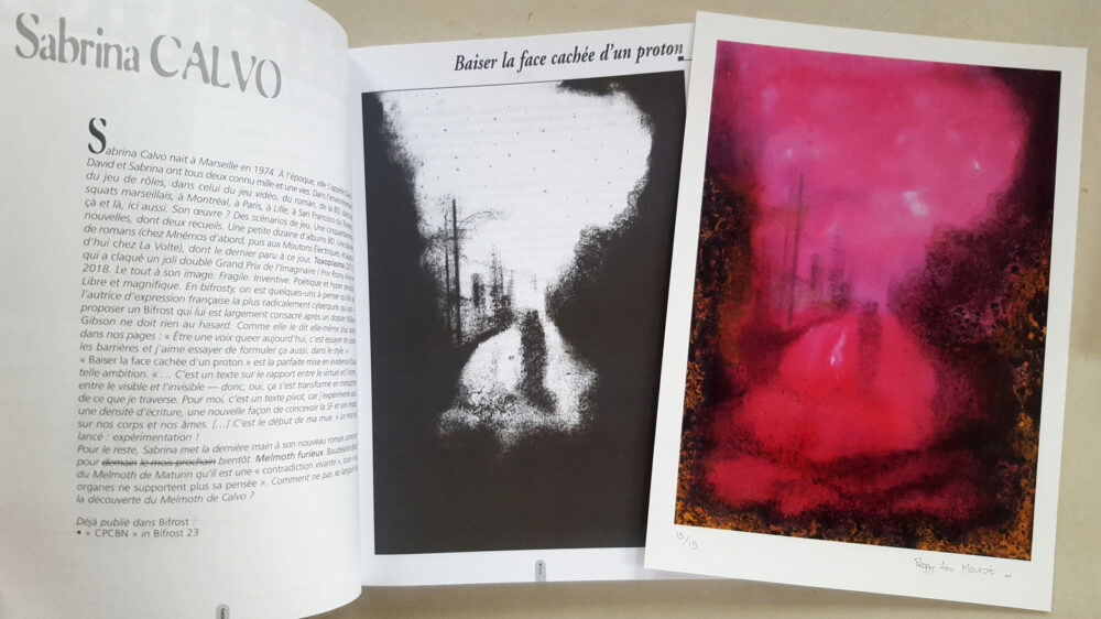 Bifrost Spécial Sabrina Calvo Dédicacé + ExLibris Proton Limité à 15ex N°Signé ~ SOLD OUT