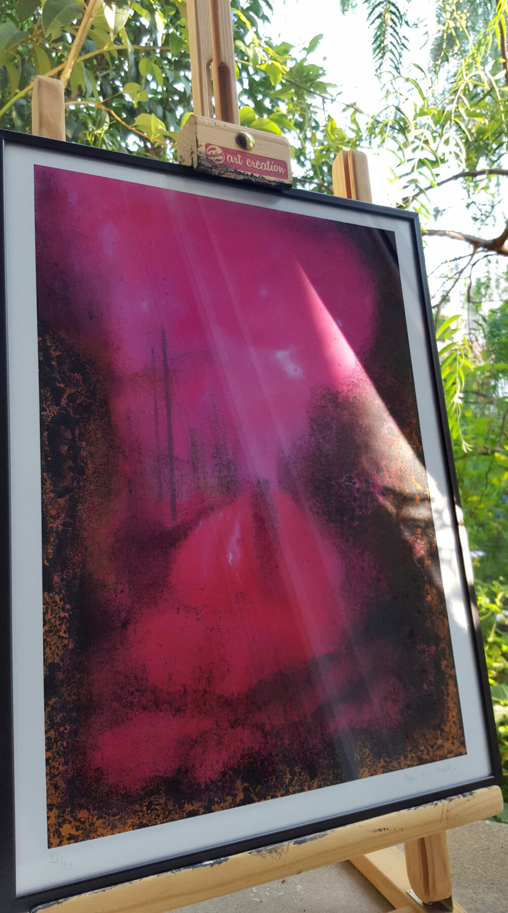Affiche Proton Couleur ~ Limitée à 30ex N°Signée ~ 30x40 Encadrée – Image 9