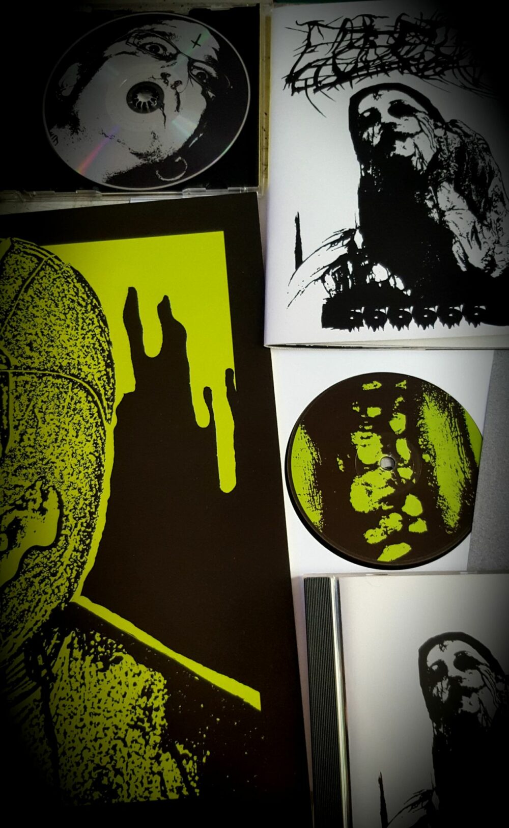 EEEEEE + LP Lamort + CD Lamort + CD The Emptiness + ExLibris /// Albums ArtCovers by Johnny UFO – Image 5
