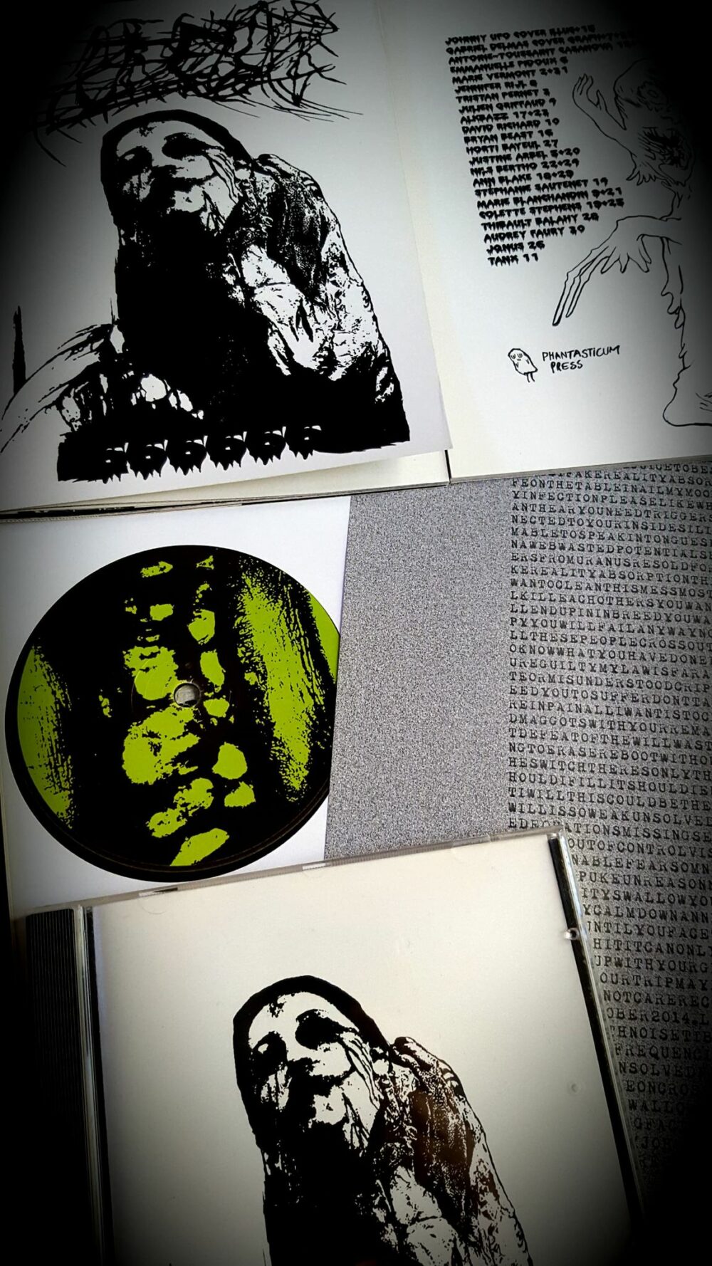 EEEEEE + LP Lamort + CD Lamort + CD The Emptiness + ExLibris /// Albums ArtCovers by Johnny UFO – Image 6