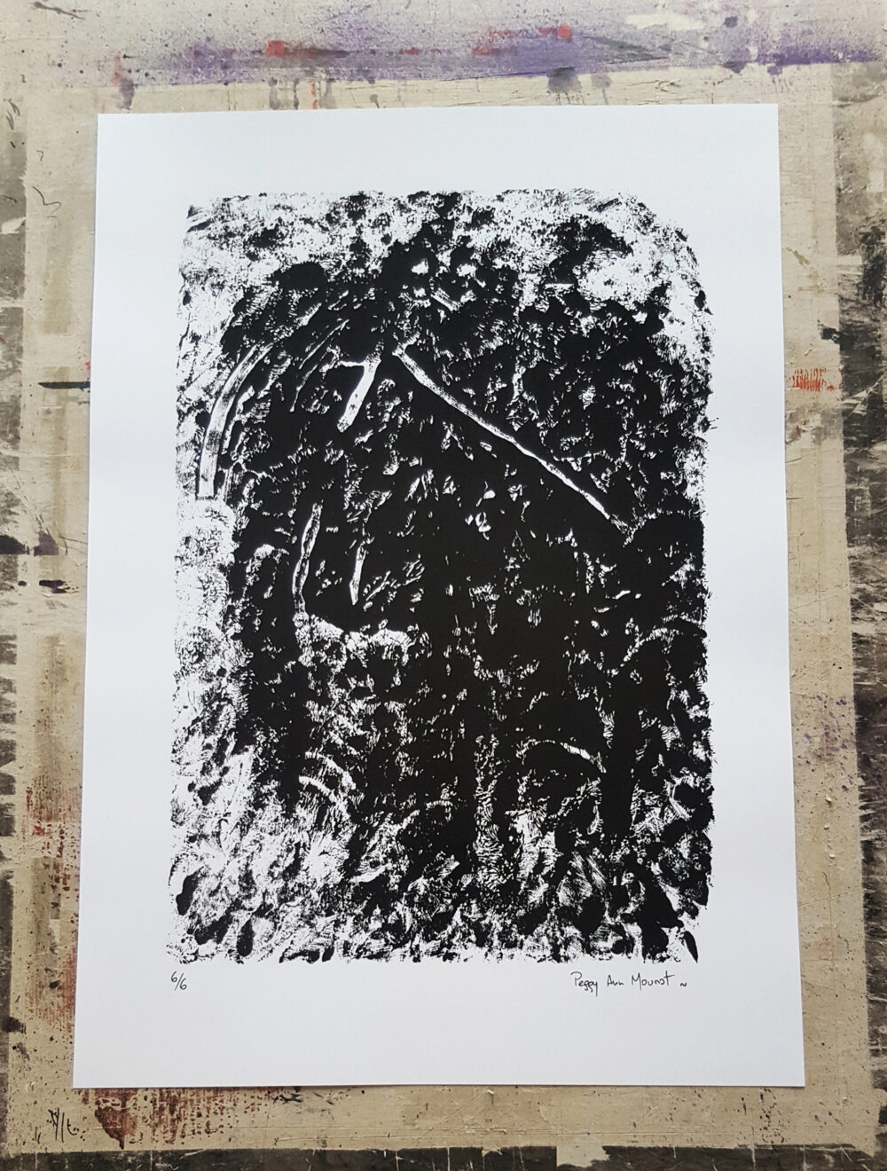 Affiche "Ossuary" ~ Limitée à 6ex ~ N°Signée ~ 32x45cm/250g – Image 2