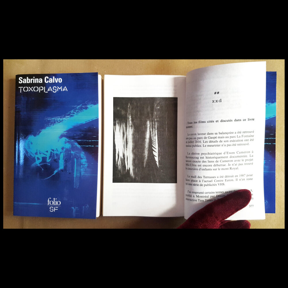 Toxoplasma Dédicacé + Exlibris Édition Limitée N° à 17ex ~ Sabrina Calvo c/° Folio Gallimard