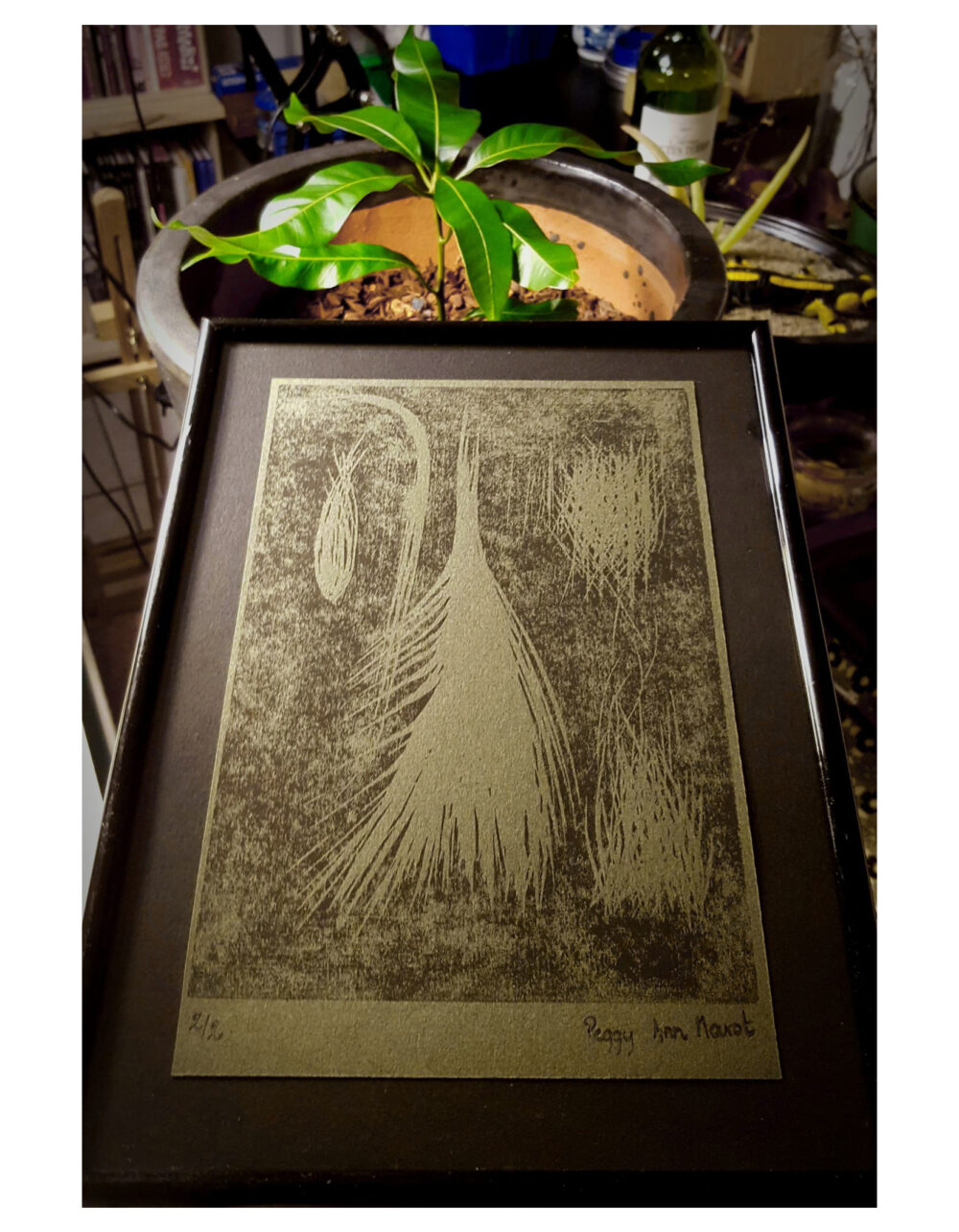 Vimaires Série "Verte" ~ Limitée à 2ex N°Signée ~ 18x24 Encadrée – Image 2
