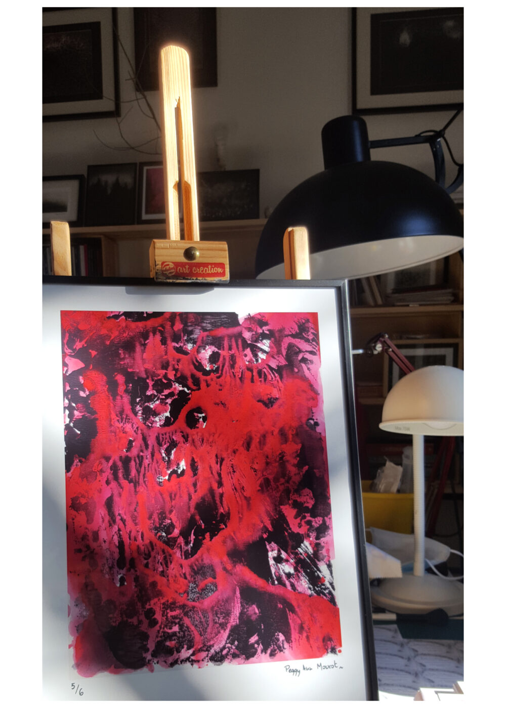 Affiche "Les Signes Démentiels" Couleur ~ Limitée à 6ex ~ N°Signée ~ 30x40 Encadrée