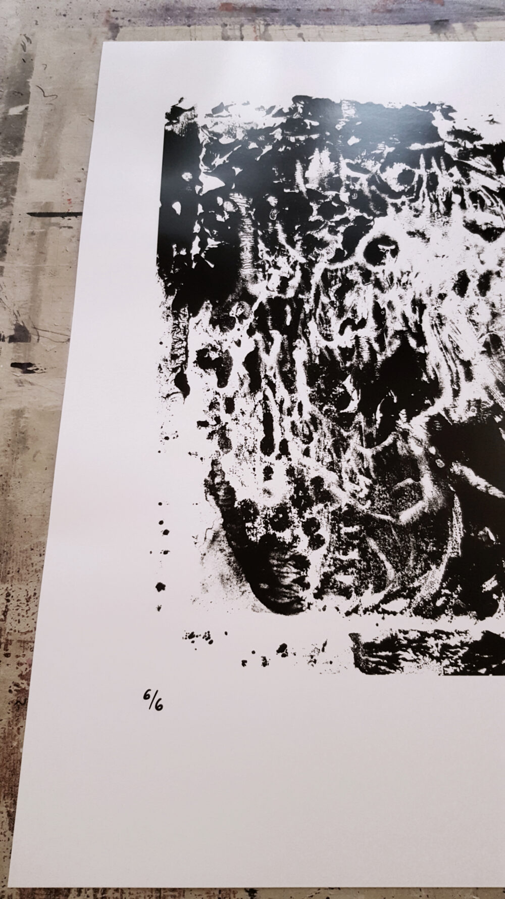 Affiche "Les Signes Démentiels" N&B ~ Limitée à 6ex ~ N°Signée ~ 32x45cm/250g – Image 3