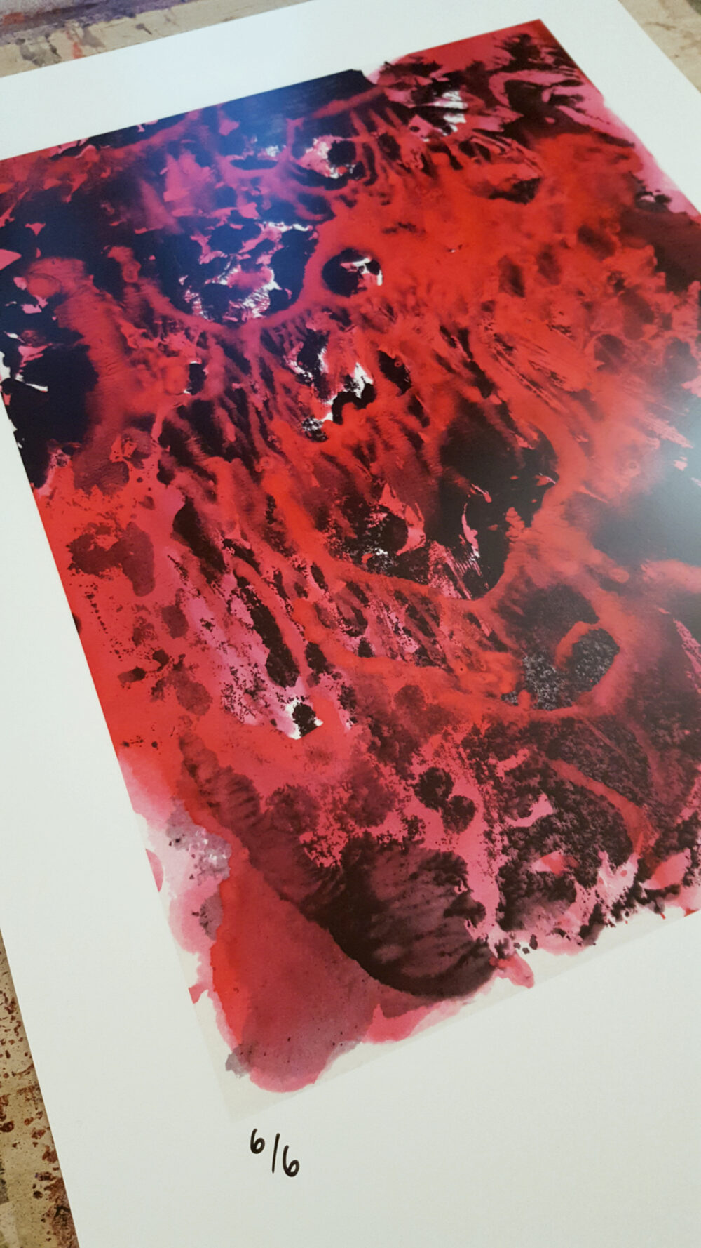 Affiche "Les Signes Démentiels" Couleur ~ Limitée à 6ex ~ N°Signée ~ 32x45cm/250g – Image 4