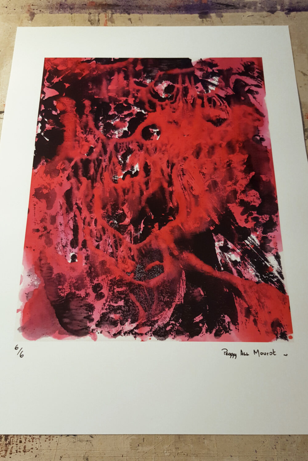 Affiche "Les Signes Démentiels" Couleur ~ Limitée à 6ex ~ N°Signée ~ 32x45cm/250g – Image 6
