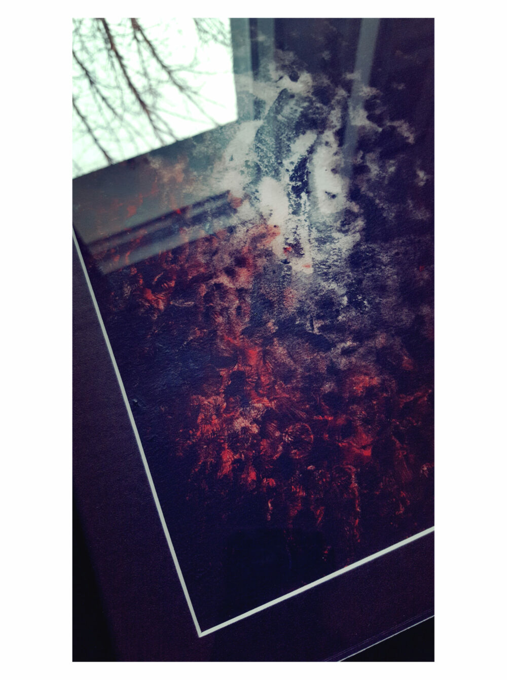 Inferno ~ Peinture Acrylique ~ 30x40 Encadré – Image 2