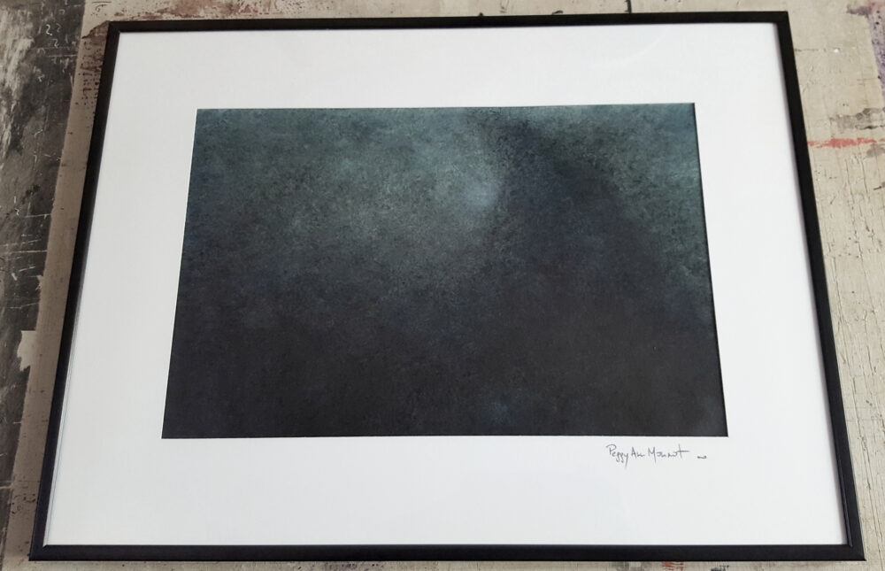 Blau ~ Dessin à l'Aquarelle & Acrylique sur Bamboo Hahnemühle ~ 30×40 Encadré ~ SOLD OUT – Image 7