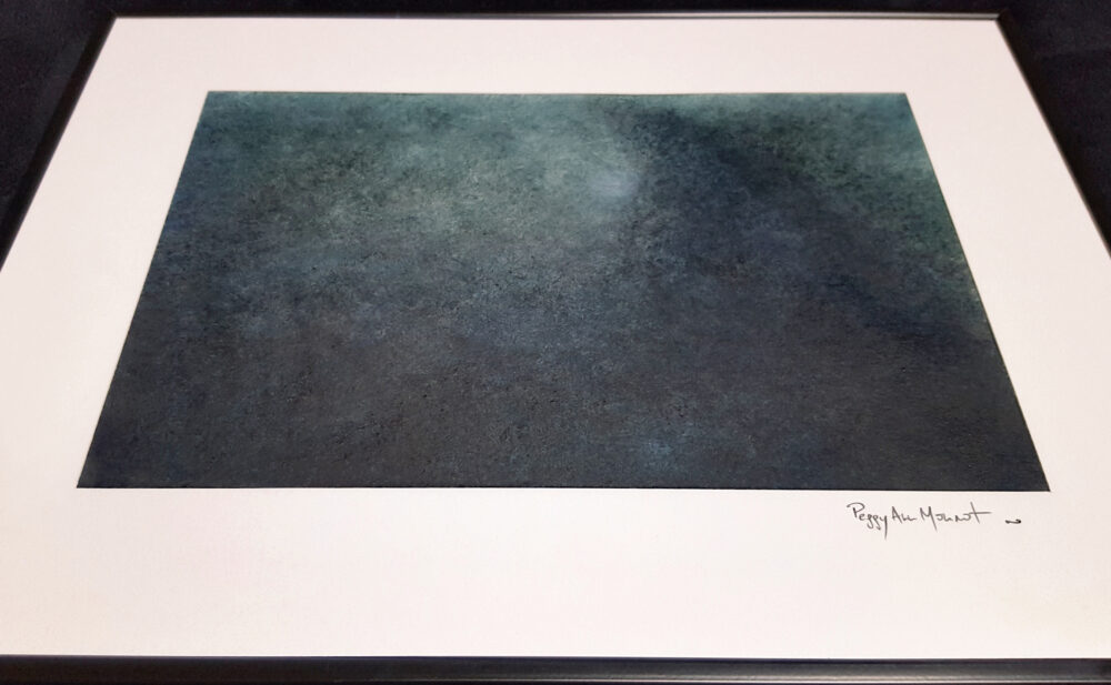 Blau ~ Dessin à l'Aquarelle & Acrylique sur Bamboo Hahnemühle ~ 30×40 Encadré ~ SOLD OUT – Image 2