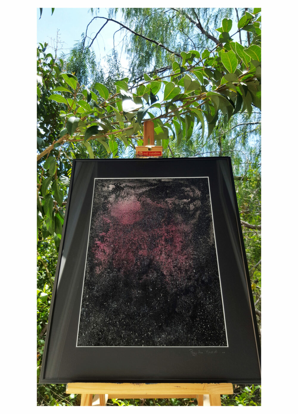 Les Alpes ~ Peinture Acrylique & Encre de Chine ~ 40×50 Encadré ~ SOLD OUT