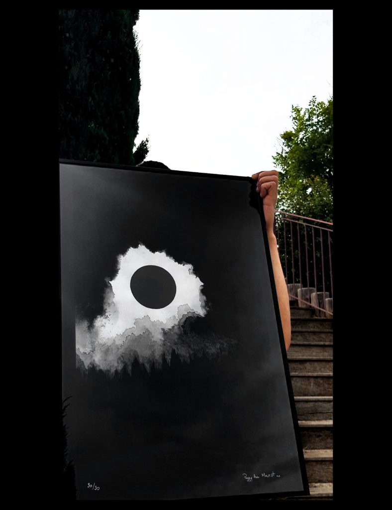 Tirage d'Art Black Moon ~ Édition Limitée à 30ex N°&Signés ~ Jet d'Encre sur Papier Photo 300g Satiné [Giclée Print] ~ Format 40x60