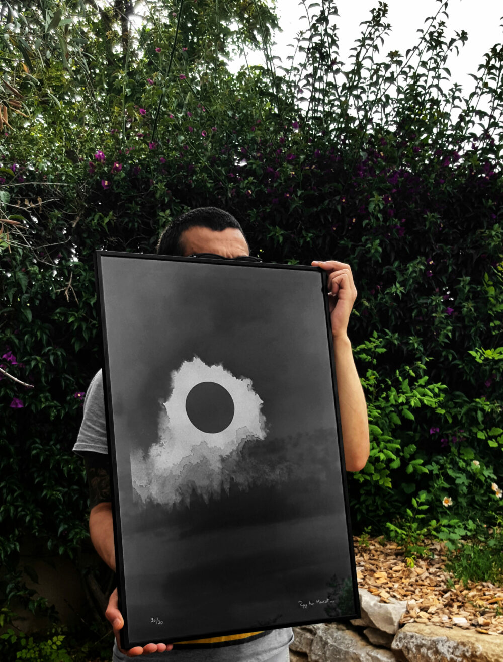 Tirage d'Art Black Moon ~ Édition Limitée à 30ex N°&Signés ~ Jet d'Encre sur Papier Photo 300g Satiné [Giclée Print] ~ Format 40x60 – Image 7