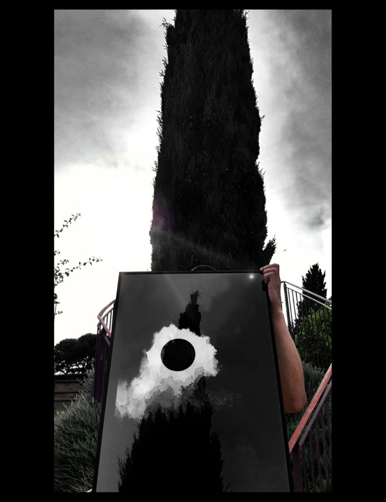 Tirage d'Art Black Moon Encadré ~ Édition Limitée à 30ex N°&Signés ~ Jet d'Encre sur Papier Photo 300g Satiné [Giclée Print] ~ 40x60 Encadré