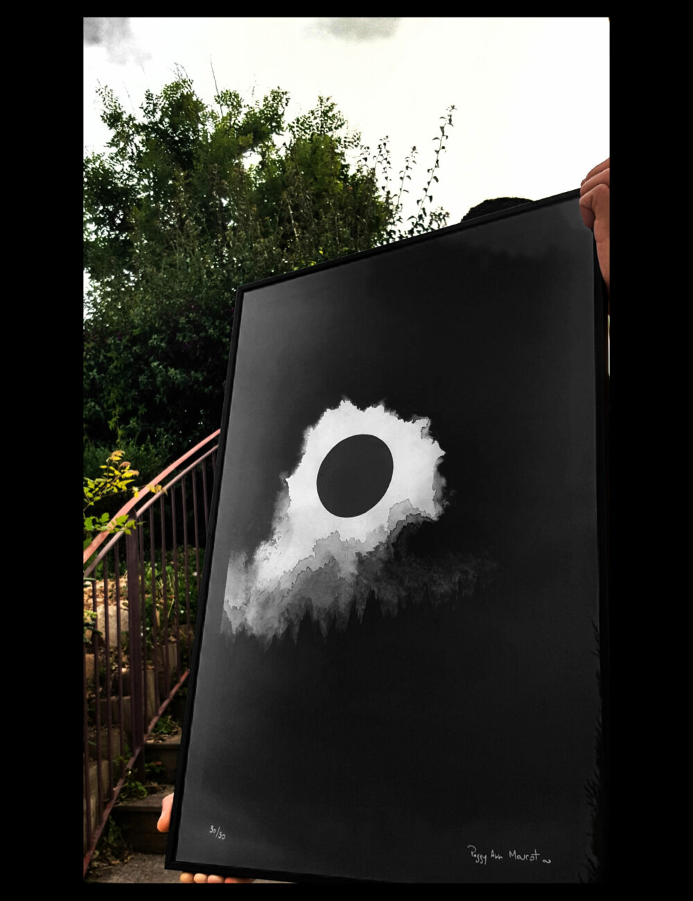 Tirage d'Art Black Moon ~ Édition Limitée à 30ex N°&Signés ~ Jet d'Encre sur Papier Photo 300g Satiné [Giclée Print] ~ Format 40x60 – Image 2