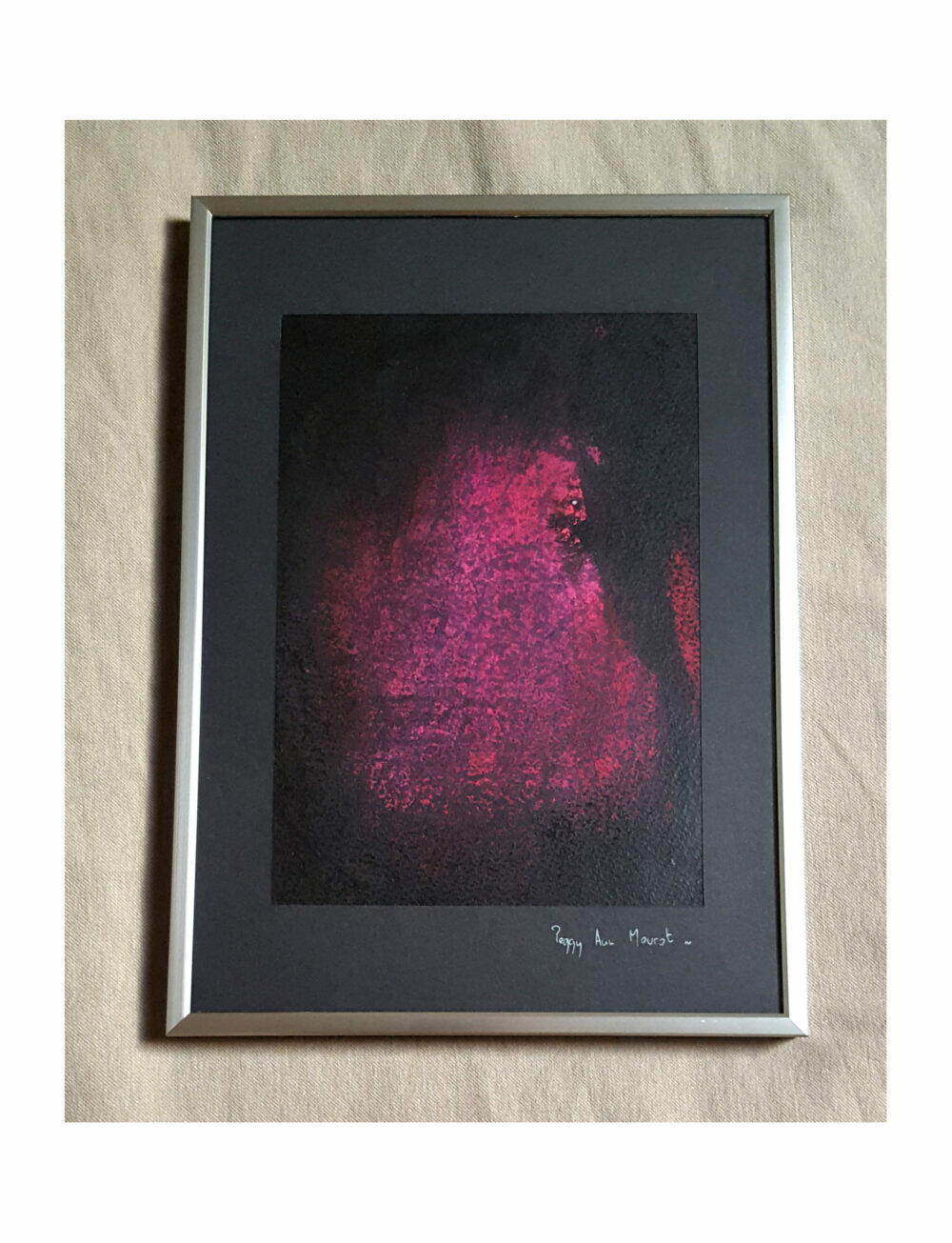 Bad Rat ~ Dessin à l'Encre de Chine, Acrylique & Pastels ~ Encadré Métal A4 – Image 2
