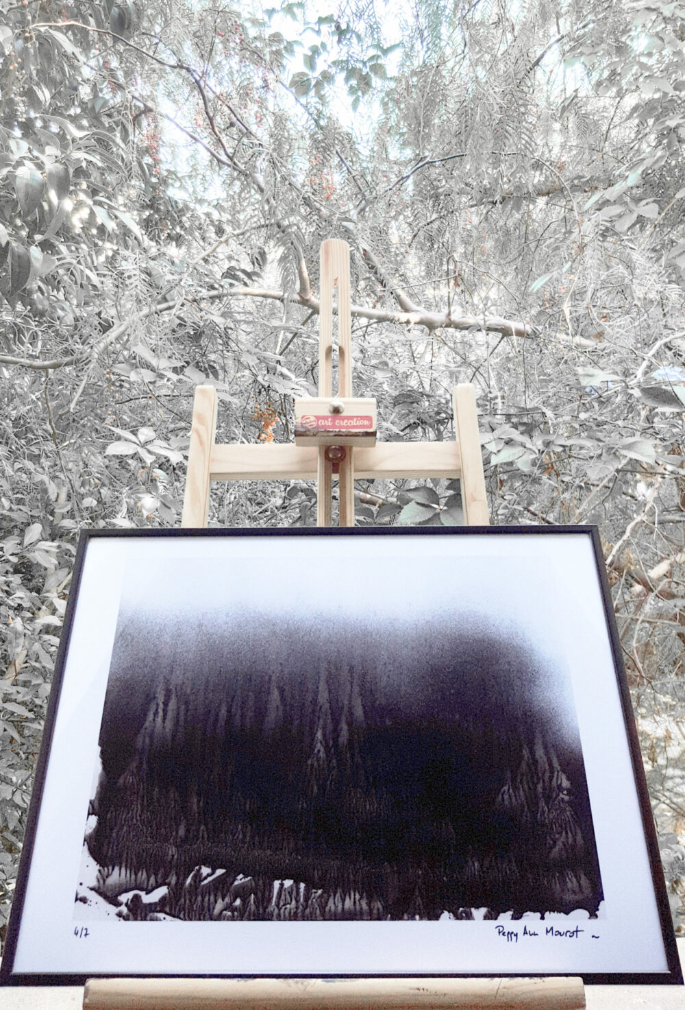 Tirage d'Art DARKTHRONE Snø Og Granskog ~ Impression Fine Art Jet d’Encre sur Papier Photo 300g Satiné [Giclée Print] ~ Édition Limitée à 7ex N°&Signés ~ Encadré 30×40