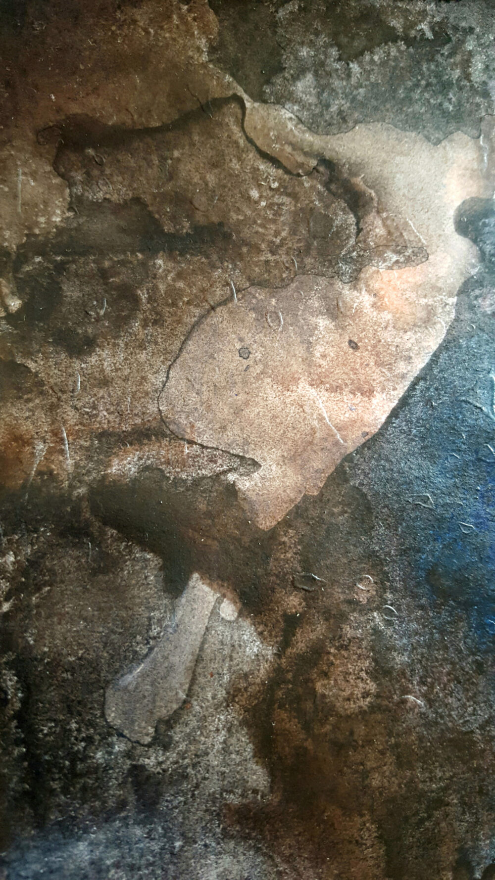 Pandemonia ~ Dessin à l'Encre de Chine, Acrylique & Pastels ~ Encadré Métal A4 – Image 3