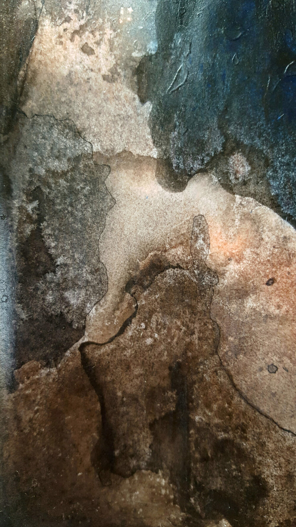 Pandemonia ~ Dessin à l'Encre de Chine, Acrylique & Pastels ~ Encadré Métal A4 – Image 4