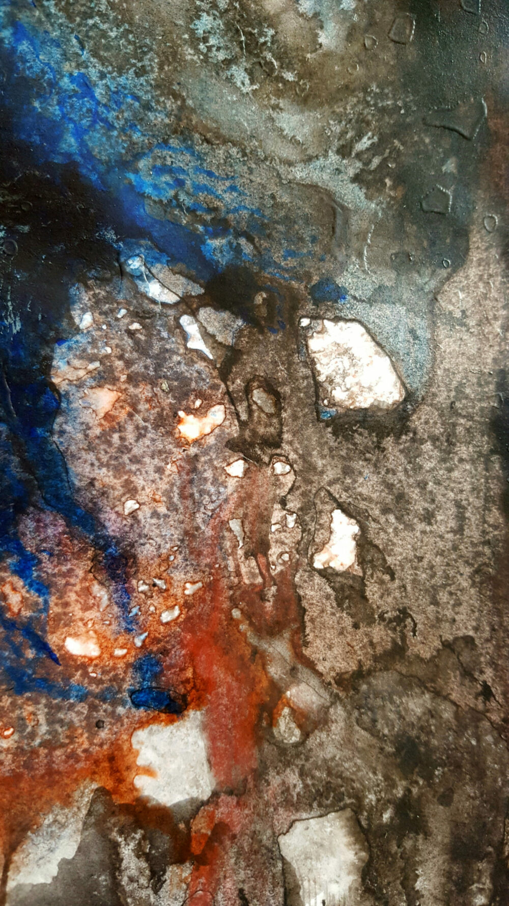 Pandemonia ~ Dessin à l'Encre de Chine, Acrylique & Pastels ~ Encadré Métal A4 – Image 6