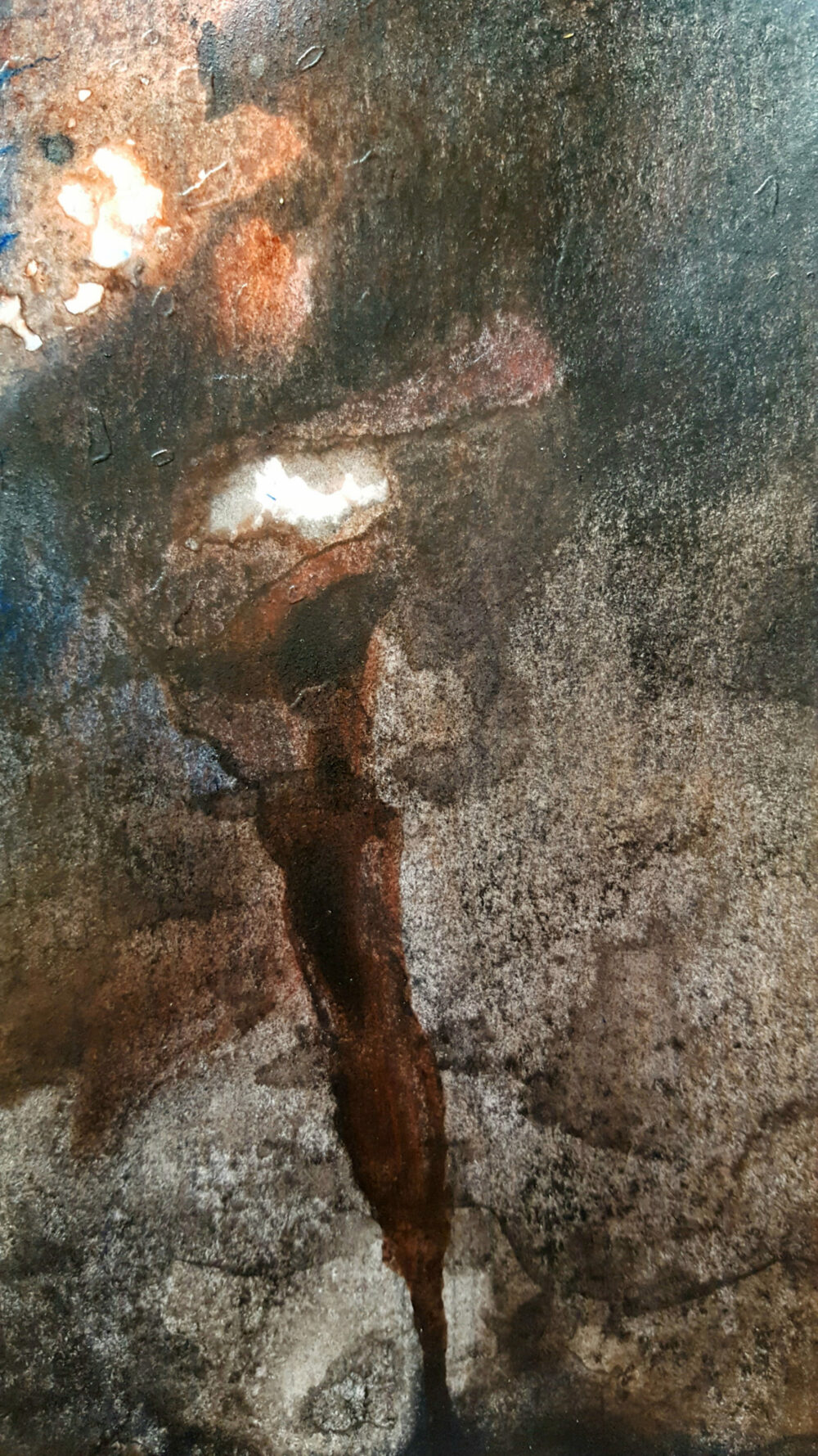 Pandemonia ~ Dessin à l'Encre de Chine, Acrylique & Pastels ~ Encadré Métal A4 – Image 7