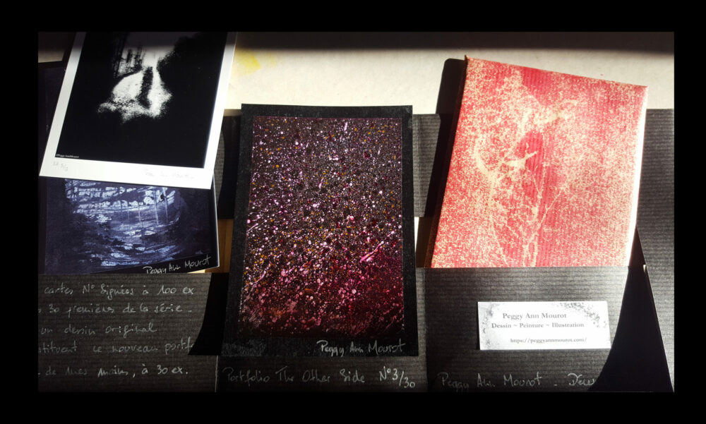Portfolio “The Other Side” ~ Dessin Original & Cartes Postales ~ Limité à 30ex N° & Signé – Image 15