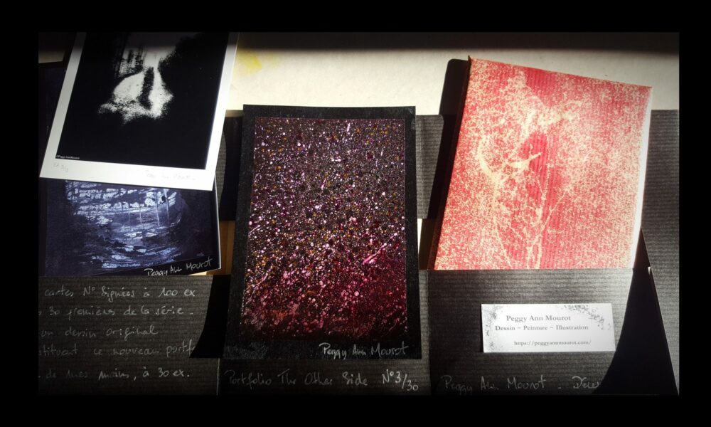 Portfolio “The Other Side” ~ Dessin Original & Cartes Postales ~ Limité à 30ex N° & Signé – Image 4