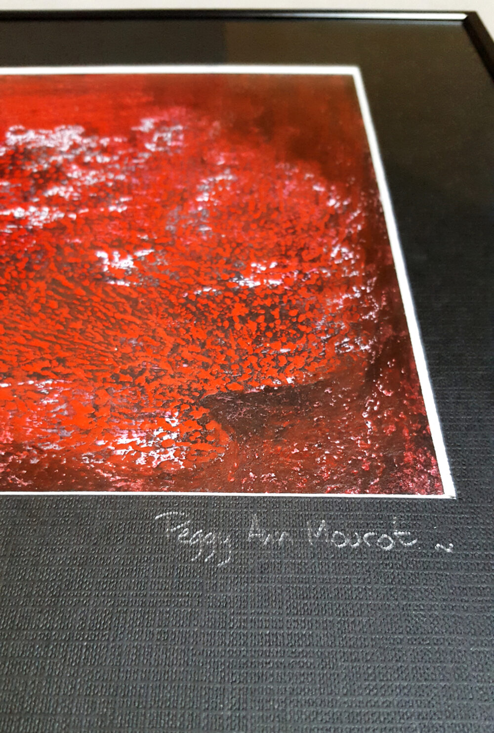 Snowblood ~ Peinture ~ Acrylique, Encre de Chine & Pastels ~ 30×40 Encadré – Image 17