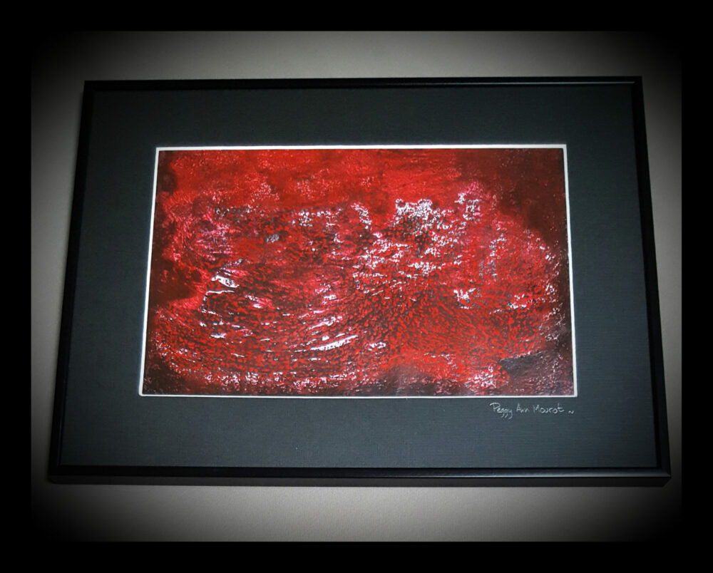 Snowblood ~ Peinture ~ Acrylique, Encre de Chine & Pastels ~ 30×40 Encadré – Image 5