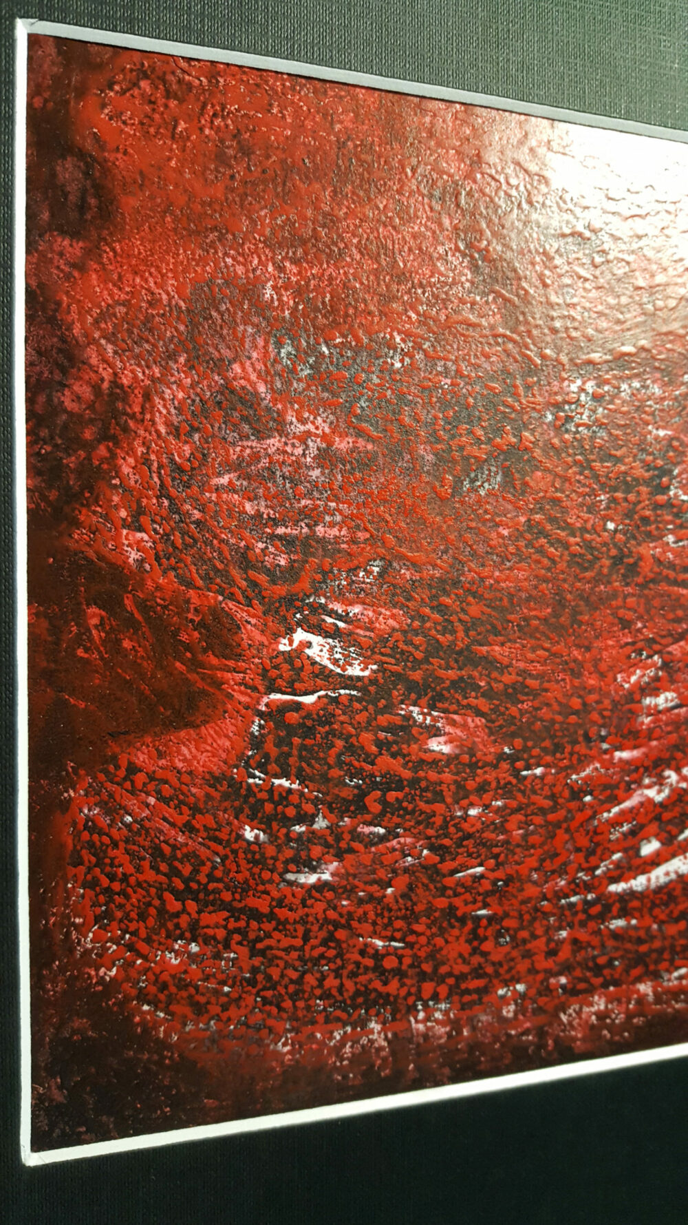 Snowblood ~ Peinture ~ Acrylique, Encre de Chine & Pastels ~ 30×40 Encadré – Image 6