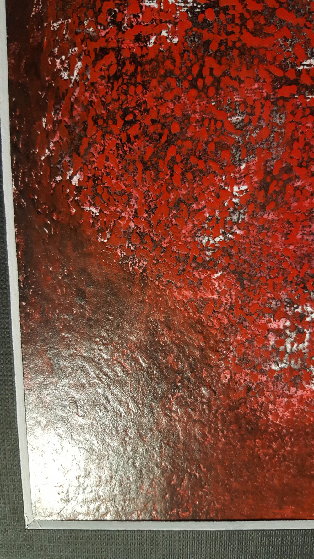Snowblood ~ Peinture ~ Acrylique, Encre de Chine & Pastels ~ 30×40 Encadré – Image 11