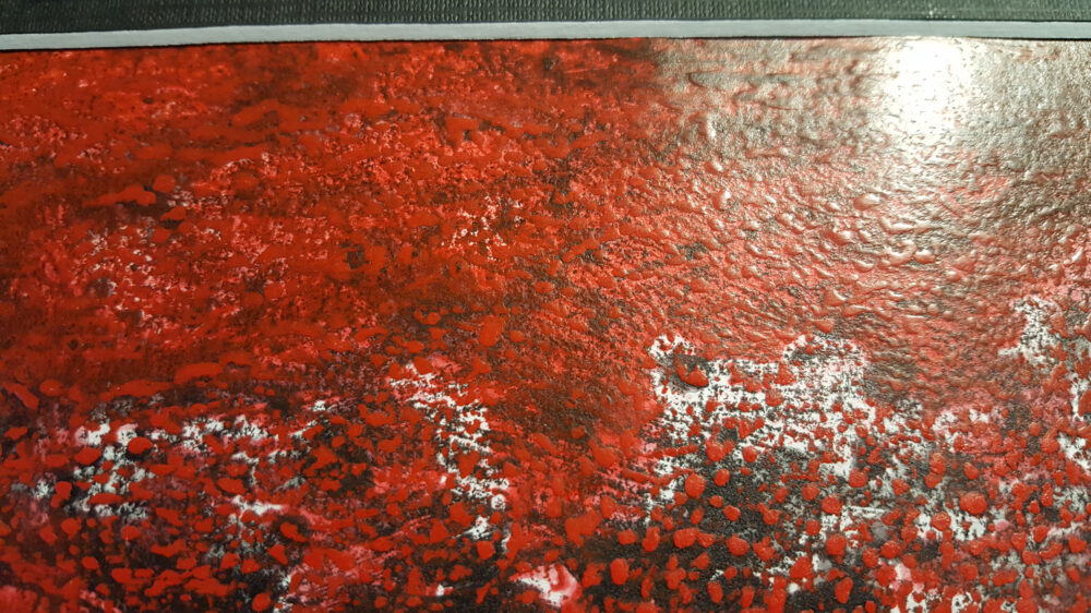 Snowblood ~ Peinture ~ Acrylique, Encre de Chine & Pastels ~ 30×40 Encadré – Image 13