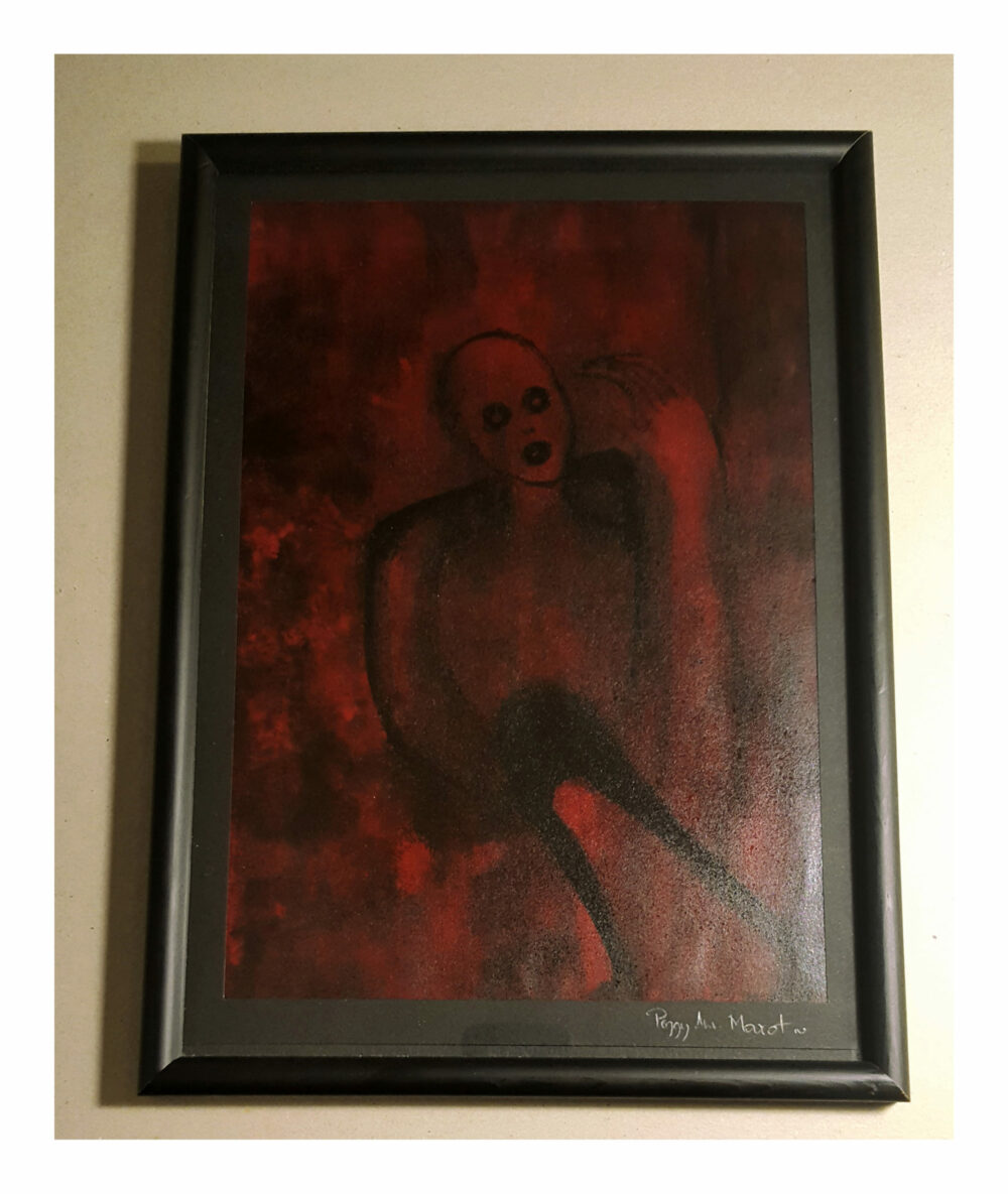 The Nightmare ~ Dessin à l'Encre de Chine & Acrylique ~ Encadré A4 – Image 4