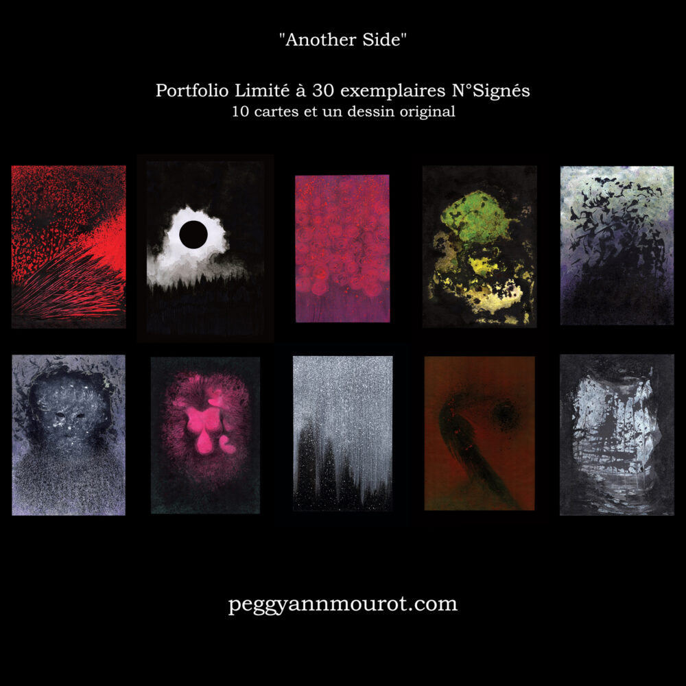 Portfolio “The Other Side” ~ Dessin Original & Cartes Postales ~ Limité à 30ex N° & Signé – Image 2