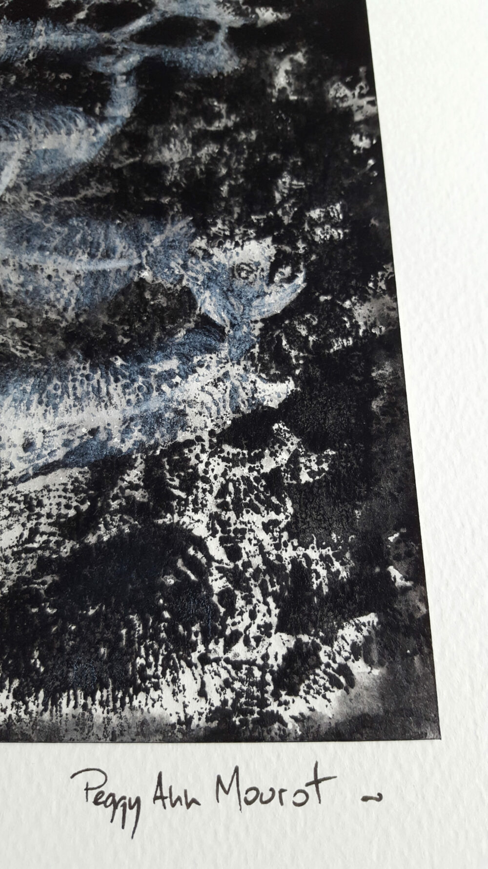 Fantômes Marins ~ Dessin ~ Aquarelle, Acrylique, Encre de Chine & Pastel ~ 30x40 Encadré – Image 8